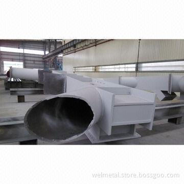 Metro Infrastructure Project Steel Structure Building, Galvanized Coating Treatment